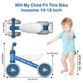 thumbnail image 3 of Baby Balance Bikes Rides Toys For 1 Year Old Boys Girls, Anti-Drop Indoor Baby Walker 10-24 Month Baby's First Bike Birthday Gif, 3 of 9