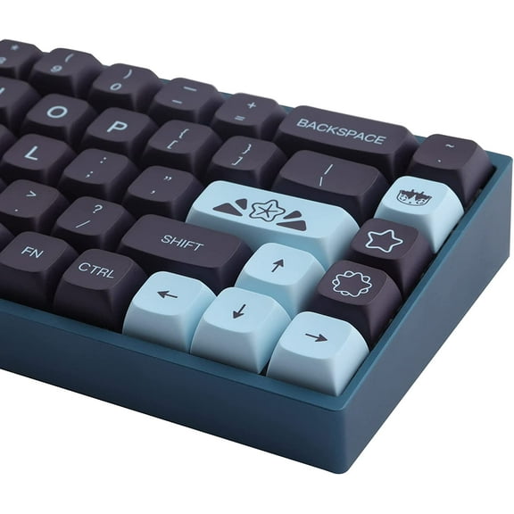 Sunzit Gaming Keycaps,132 Keys PBT Keycaps Set Comet XDA Profile Dye Sublimation Customized Keycap ANSI Layout Keycaps Compatible with Cherry MX Switches Mechanical Keyboards