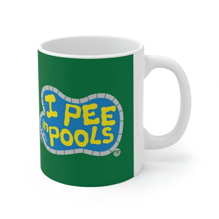 

I PEE IN POOLS COFFEE MUG
