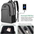 thumbnail image 2 of Usiness Laptop Backpack, 15.6 Inch Travel Laptop Bag Rucksack With Usb Charging Port, Water-resistant Bag Daypack, 2 of 4