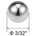 thumbnail image 2 of Uxcell Billes de Roulement Pouces 440C Acier Inoxydable G25 Boules de Précision 3/32 Pouces, 2 of 3