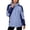 Blue, variant on Removable Hood Water Resistant Outdoor Coat for Women, Color Block Windproof, Casual Breathable Hiking Jacket, 1 Piece, M-4XL, Plus Size Friendly