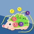 thumbnail image 3 of HUASHENG Wooden Threading Button Early Learning Educational Handheld Games For Toddlers, 3 of 5