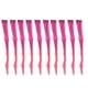 thumbnail image 1 of 10 Uds. Clip destacado para cabello largo, accesorio para el cabello envuelto individualmente, Clip en postizo recto, rosa, púrpura, degradado, rojo, 1 of 8
