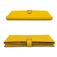 thumbnail image 5 of Pre-Owned HERMES Bearn Soufflet Leather Long Wallet with Epsom Leather, Yellow, 94-10 (Good), 5 of 9