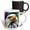 Multicolor, variant on 3drose, Cool Colorful Portrait of a Bald American Eagle Bird Patriotic Gift, 11oz Mug