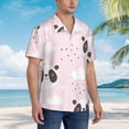 thumbnail image 5 of Xecao Cute Panda print Hawaiian shirt - a stylish short-sleeve button-down for men, perfect for casual beach and tropical outings., 5 of 9