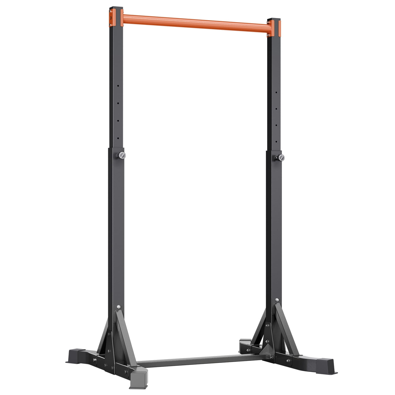 KFFKFF Portable Pull-Up Bar Station, 330 lbs Capacity, Free-Standing with Sturdy H-Frame Design & Durable Steel Tubing, 8 Adjustable Height Levels for Upper Body Strength Training