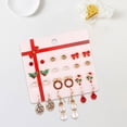 thumbnail image 4 of Pendientes de moda Reno Yinane Conjunto de ángel Pendientes de Navidad, 4 of 8