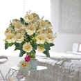 thumbnail image 4 of Xihbxyly Ramo de Flores Artificiales, Diseño Vibrante y Realista, Decoración para Bodas y Hogar, Centros de Mesa para Fiestas y Oficinas, Flor Decorativa para Jardín y Eventos, 30 Cm de Largo, Incluy, 4 of 6