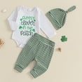 thumbnail image 4 of Okbabeha Baby Boys Girls Outfit Set St Patrick's Day Long Sleeve Clothes Bodysuit, 4 of 7