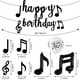 thumbnail image 3 of Set de decoración para fiestas con tema musical de Skylety, 60 piezas, 3 of 7