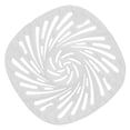 thumbnail image 3 of Inteprter Desagüe para el suelo del baño, tapón para el pelo de la ducha, colador de silicona para fregadero, antideslizante, para baño, Suministros de limpieza para el hogar Blanco, 3 of 6