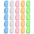 thumbnail image 4 of 30 fundas de plástico portátiles para cabezales de cepillos de dientes, funda protectora para el hogar, viajes y camping (color aleatorio)., 4 of 6