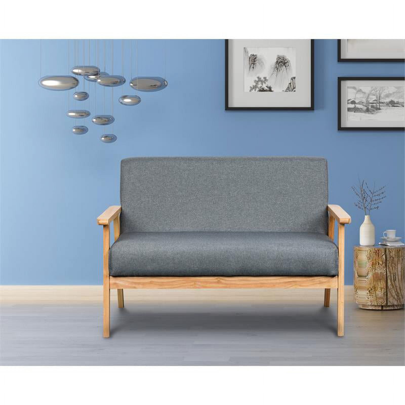 Maklaine Loveseat, Gray