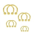thumbnail image 5 of Ayyufe 10Pcs Women Horseshoe Hoop Body Piercing Ring Surgical Steel Nose Tragus Lip Piercing Ring Fashion Jewelry Accessory, 5 of 7