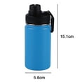 thumbnail image 2 of Botella de agua para niños de acero inoxidable - Termo de metal con doble pared aislada al vacío, 2 of 5