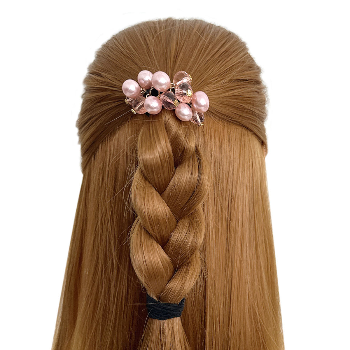 ✨✨Faux Pearl Hair Tie? set of 3 Faux Pearl Hair Tie Set: Elegant Ponytail Holders, Chunky  main image 2
