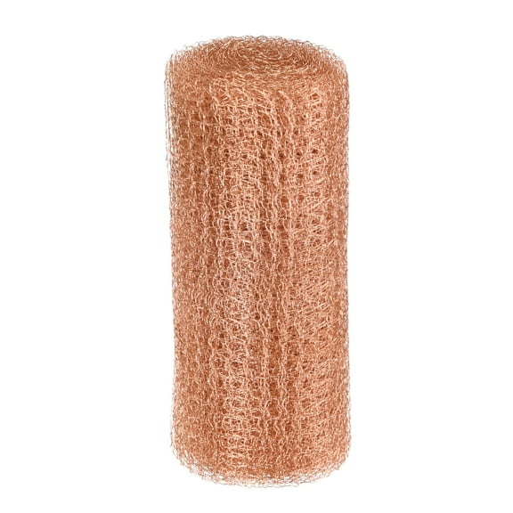 Uxcell 1-Pack Copper Mesh 5 Inch x 9.8ft, Copper Wool Rustproof Mesh Roll