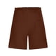 thumbnail image 4 of ICHUANYI Clearance Women's Fashion Pants Leisure Sports Shorts Pants Pocket High Waist Comfortable Jeans(Brown, M) ICHUANYI WER2023081400733, 4 of 8