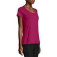 thumbnail image 2 of Hanes Women's Modal Triblend Short Sleeve Scoopneck Tee, 2 of 6