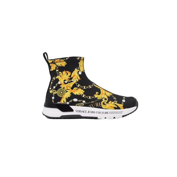 Versace Jeans Couture Female Luxury Printed Sneakers With Premium Comfort And Versatile Style Black Sizes IT 34-50 2/3
