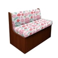 thumbnail image 7 of XYZCANDO Stretch Pink Floral RV Dinette Booth Seat Covers - 2 Piece Washable Protector for Camper Travel Trailer, 7 of 7