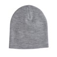 thumbnail image 2 of Gravity Outdoor Co. Slouchy Winter Beanie - Grey/White, 2 of 2