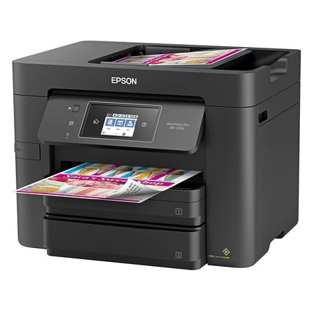 Epson Workforce Pro WF-3733 Wireless All-in-One Color Inkjet Printer Home Office, Printer, Scanner, Copier, Fax