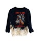 thumbnail image 1 of Jersey de cuello redondo, pantalón corto estampado informal de manga larga a la moda para mujer de primavera Dos esqueletos L Yuyangstore Sudadera con cuello redondo, 1 of 4