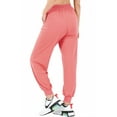 thumbnail image 2 of Womens Soft French Terry Loose Fit Drawstring Jogger Pants, 2 of 6