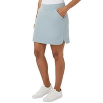 32 Degrees Cool Women's Active Skort, Silver Blue XXL