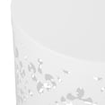 thumbnail image 3 of BeesClover Side Table, Cylindrical End Table, Powder-coated Iron Side Tables, Floral Pattern Bedside Table for Living Room (13.75"Wx13.75"Dx18.00"H), 3 of 8