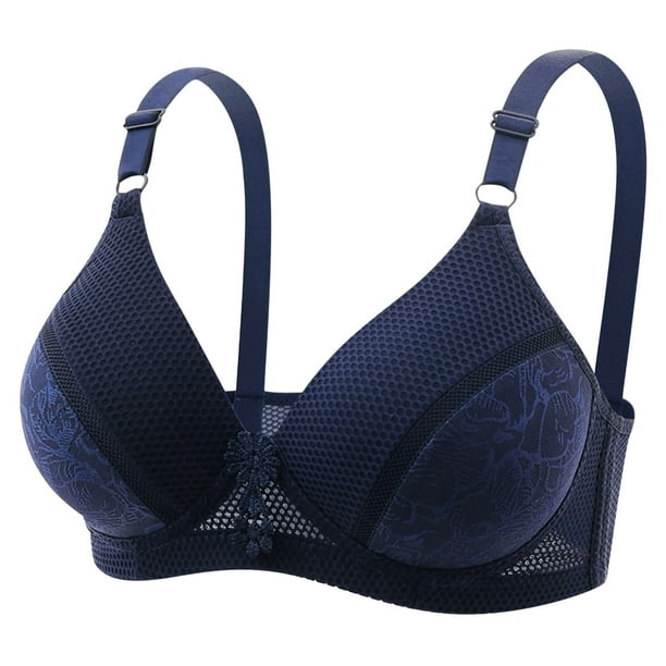 Wireless Bra Woman Sexy Ladies Bra Without Steel Rings Medium Cup Large  Size Breathable Gathered Underwear Daily Bra Without Steel Ring Cute Bras  on