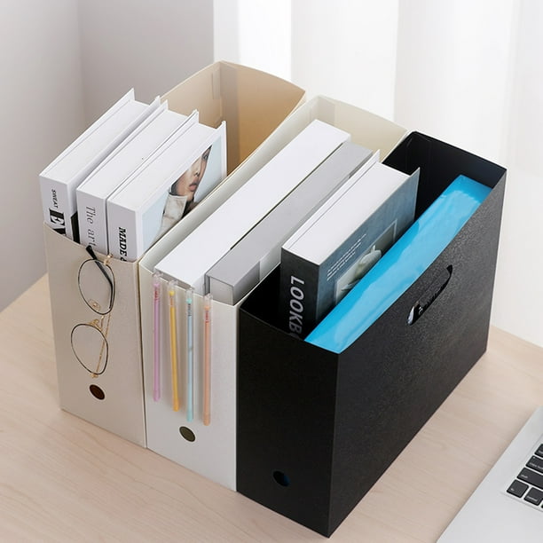Organisateur De Bureau 4A - Range Documents A4 En PVC Bois, Idéal Maison Bureau École