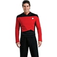 thumbnail image 2 of Star Trek the Next Generation Deluxe Red Shirt, Adult Medium Costume, 2 of 3
