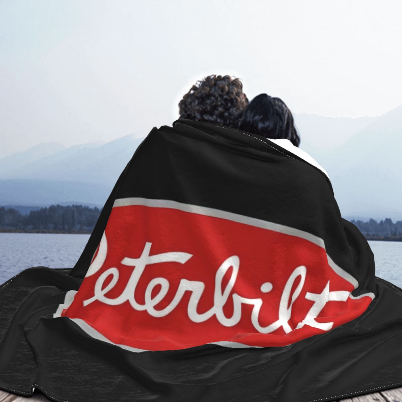 Peterbilt Flannel Blanket Funny Ultra-Soft Micro Warm Throw Blanket Fleece Blanket Interesting Gift 80"X60"