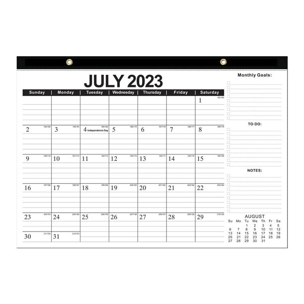 Calendar 2023 To 2024 18 Monthly Desk Wall Calendar Countdown Calendar