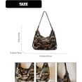 thumbnail image 6 of Sunyuer Camouflage Hobo Tote Bag for Women, Large Capacity Canvas Shoulder Bag, Adjustable Strap Multi‑Pocket Casual Crossbody Hobo Purse for Daily Travel Work, 6 of 8