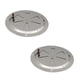 thumbnail image 1 of Rejilla De Ventilación Redonda, Rejilla De Ventilación Redonda Ajustable, 2 Piezas Rejilla De Ventilación Redonda De 125 Mm Hecha De Acero Inoxidable 316 - Plata, 1 of 5