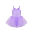 thumbnail image 4 of iEFiEL Girls Shine Dancewear Sequins Spaghetti Straps Ballet Tutu Leotard, 4 of 5