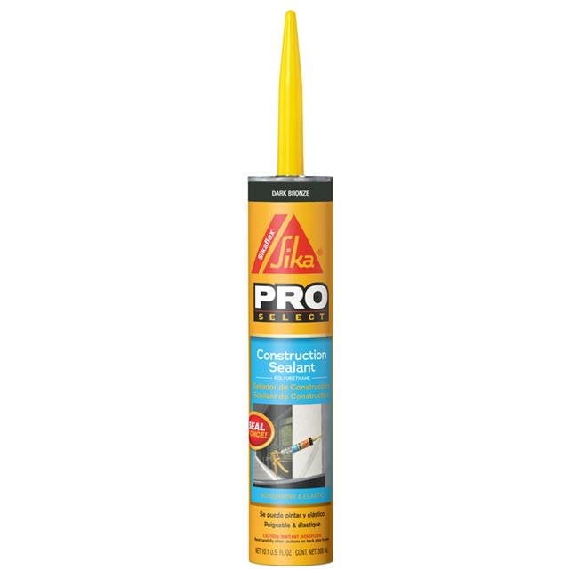 Sika 1617562 10.1 oz Pro Select Polyurethane Construction Sealant Dark Bronze- pack of 12
