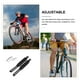 thumbnail image 4 of 4 piezas de bicicleta, pedal, banda de sujeción, correa de pie, bicicleta ligera, correas de plástico para bicicleta de gimnasio (negro), 4 of 4