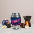 thumbnail image 5 of MUKTIVE Galaxy Keepsake Urns for Human Ashes, Adult Heart Urns for Human Ashes Men & Women 3 Inch, Memorial Handmade Urn for Grandmother & Grandfather, Burial Heart Urn for Couples, 5 of 7