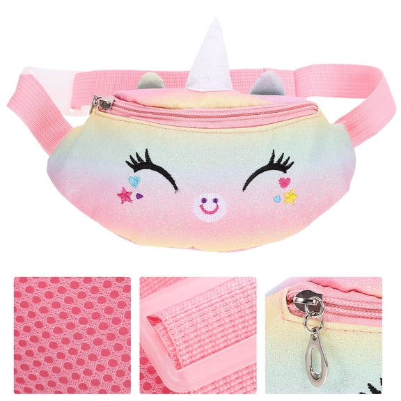 Milisten Lavender Unicorn Crossbody Waist Bag Fashion Casual Fanny Pack Made for Durable Everyday Use
