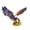 Multicolor, variant on Yatlte Eagle Resin Ornaments Statue, Flying Wild Bird Eagle Decorative Bronze Patina Resin Figurine, Desktop Decoration