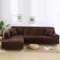 thumbnail image 4 of MesaSe Sectional Couch Cover Sectional Couch Covers L Shape Sofa Cover Elastic Stretch Lounge Cover Comfortable Soft L Couch Cover Washable Furniture Sofa Protector Stretch Couch Covers f, 4 of 6