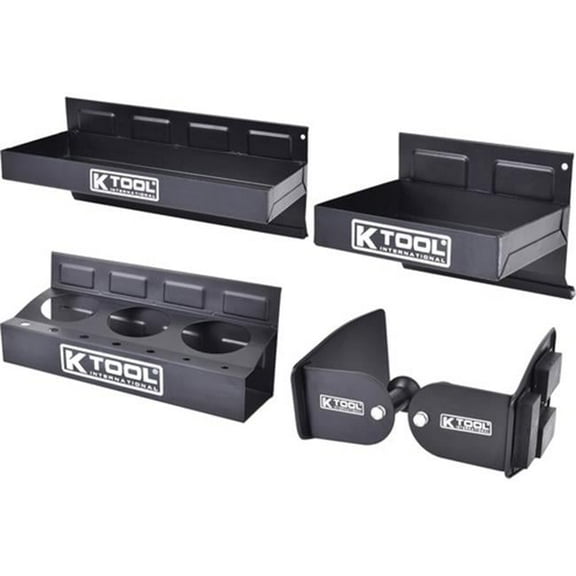K Tool International  Magnetic Toolbox Trays Set - 4 Piece