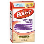 Boost VHC Oral Supplement, Very Vanilla, 8 oz. Carton - Pack of 6