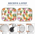 thumbnail image 6 of Windshield Sun Shade, Hawaiian Pineapples Foldable Car Sun Shade Windshield for Front, 2 Pieces, 6 of 7